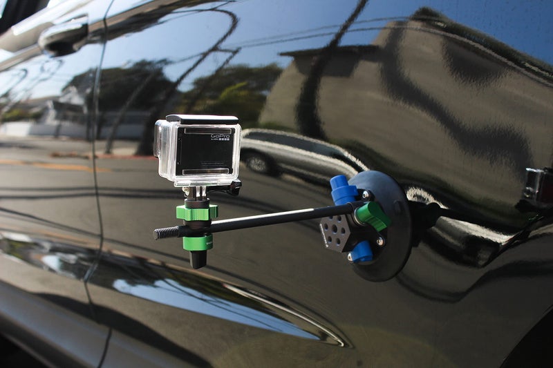 9.Solutions Suction Cup, Unique Cheese Block, 3/8" Rod Clamps on Any Side, 9.VB5105, Duty Power-Grip Industrial Suction Plate for car Mount - Image 5